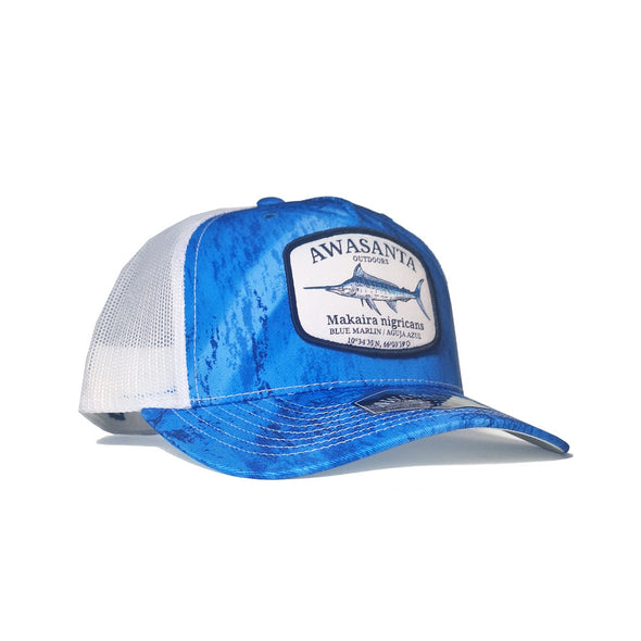 AGUJA AZUL 112 CAMO/WHITE TRUCKER