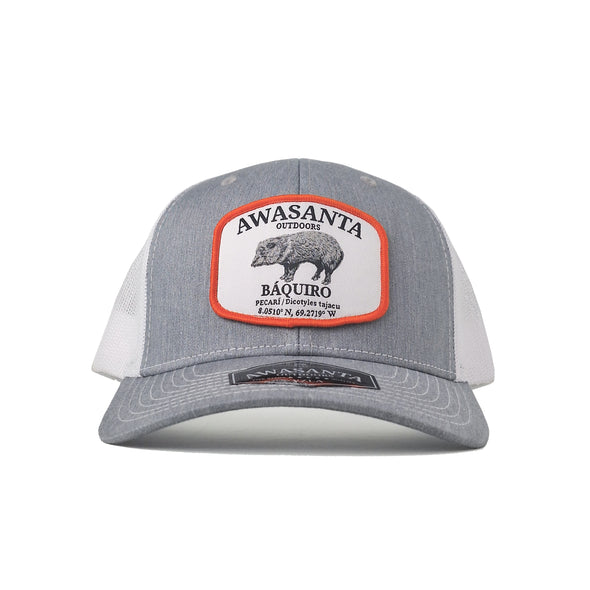 BÁQUIRO 112 GRAY/WHITE TRUCKER