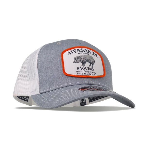 BÁQUIRO 112 GRAY/WHITE TRUCKER