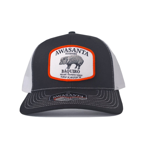 BÁQUIRO 112 BLACK/WHITE TRUCKER