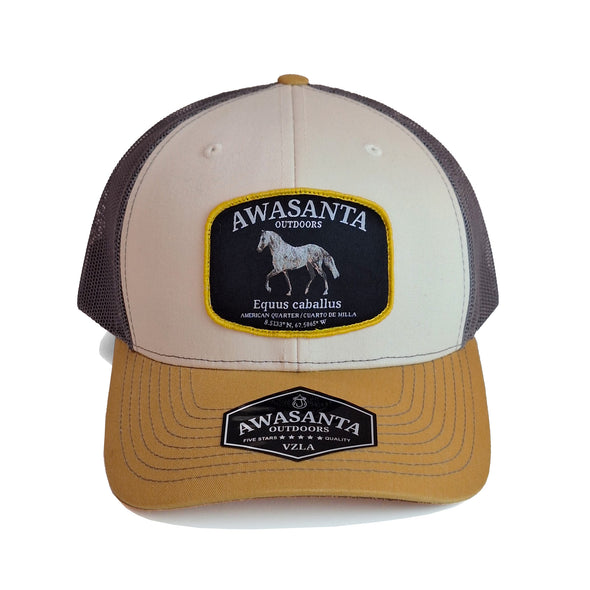 CABALLO 112 KHAKI/GRAY TRUCKER