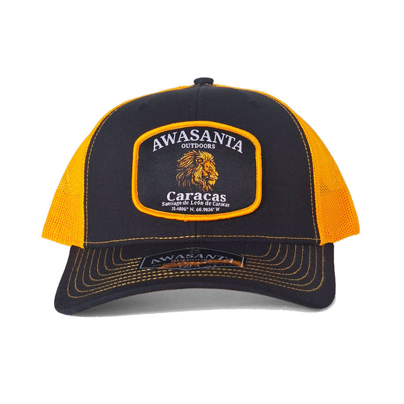 CARACAS 112 BLACK/GOLD TRUCKER