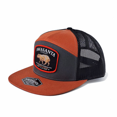 CHIGUIRE 168 GRAY/ORANGE 7 PANNEL TRUCKER