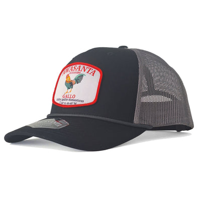 GALLO 112 BLACK/GRAY ROPE TRUCKER