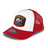 PIRAÑA 112 WHITE/RED TRUCKER