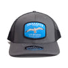 LOS ROQUES 112 DARK GRAY/BLACK TRUCKER