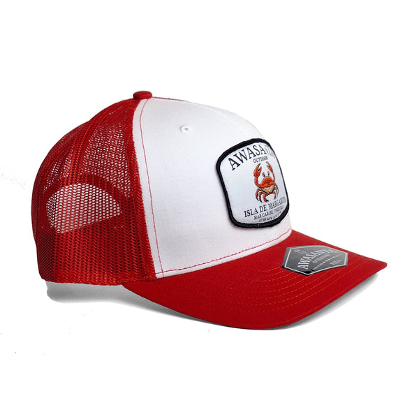 MARGARITA 112 WHITE/RED TRUCKER