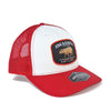 CHIGUIRE 112 WHITE/RED TRUCKER