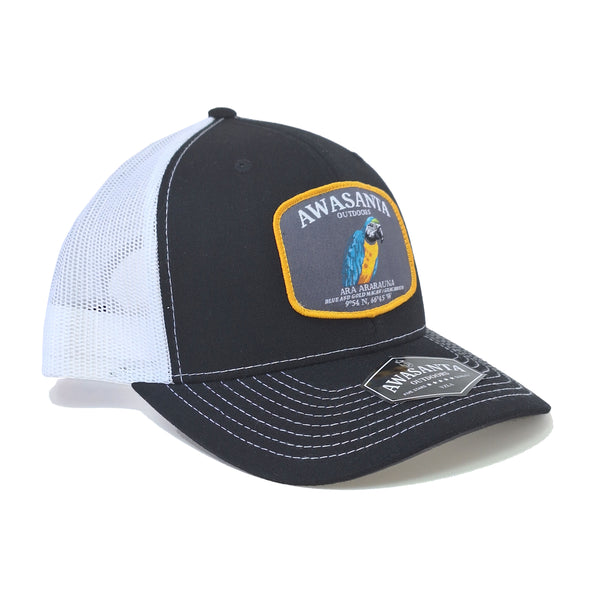 GUACAMAYA 112 BLACK/WHITE TRUCKER