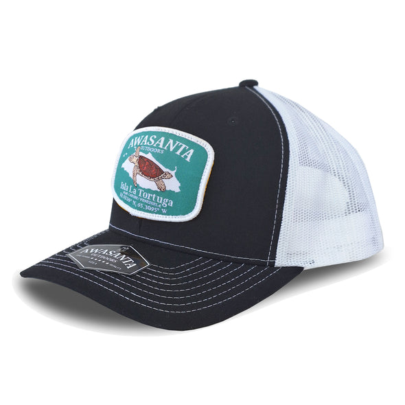 ISLA LA TORTUGA 112 BLACK/WHITE TRUCKER