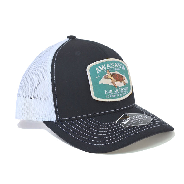 ISLA LA TORTUGA 112 BLACK/WHITE TRUCKER